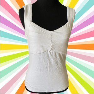 Super cute body con Jersey G Factor white Top Size Small